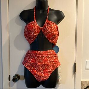 Rhode For Target  Women’s Bikini Set Zinnia Floral Size Medium